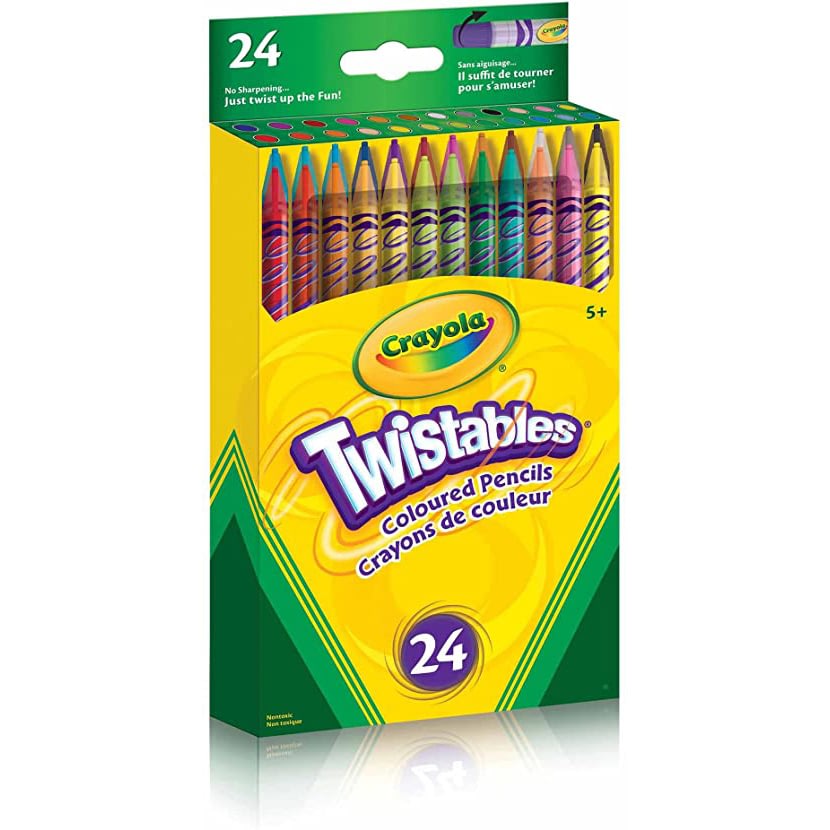 Crayola Twistables Coloured Pencils - 24 pack