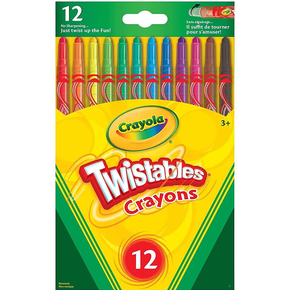 Crayola Twistable Wax Crayons - 12 pack