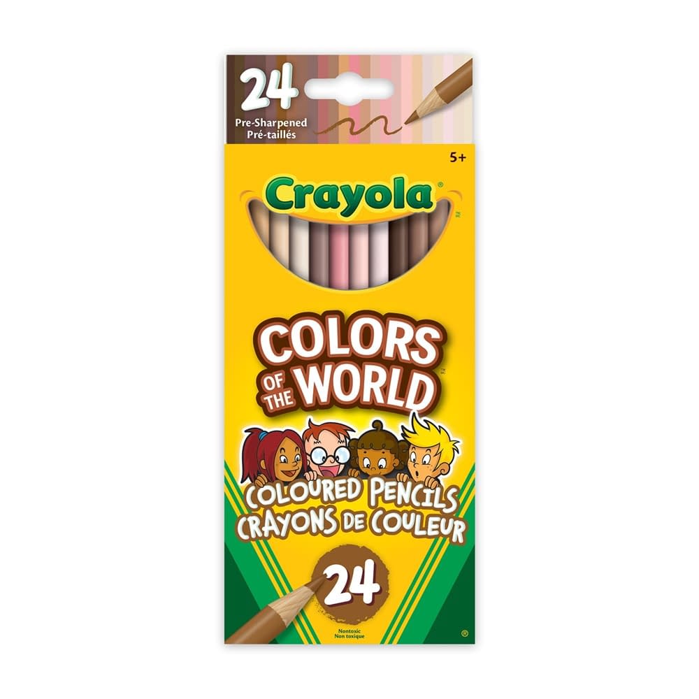 Crayola Colours of the World Coloured Pencils (pre-sharpened) - 24 pack - Image 1