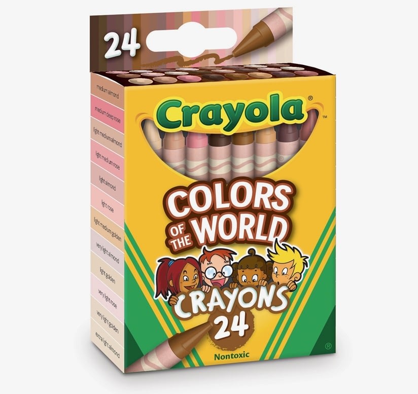 Crayola Colours of the World Wax Crayons - 24 Pack - Image 1